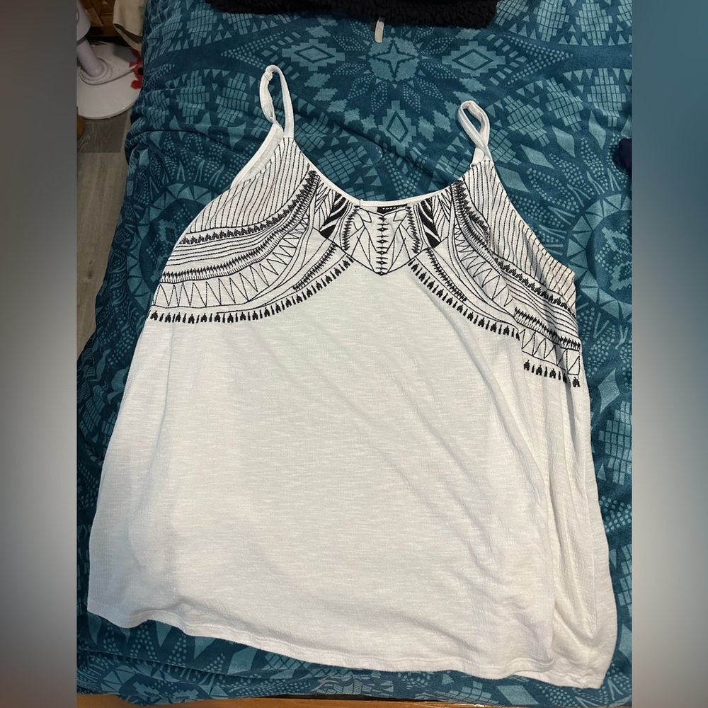 Torrid size 3 white spaghetti strap shirt